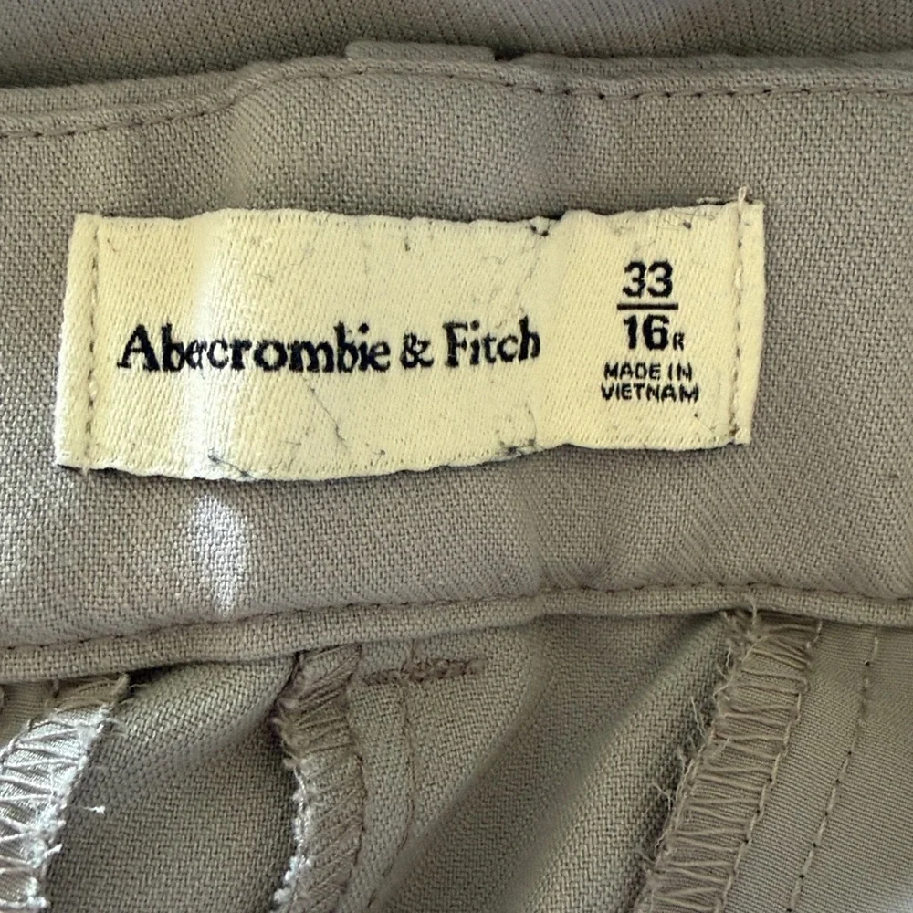 Abercrombie & Fitch Sloane Pleated Dress Pants 33 / 16 - Picture 4 of 4